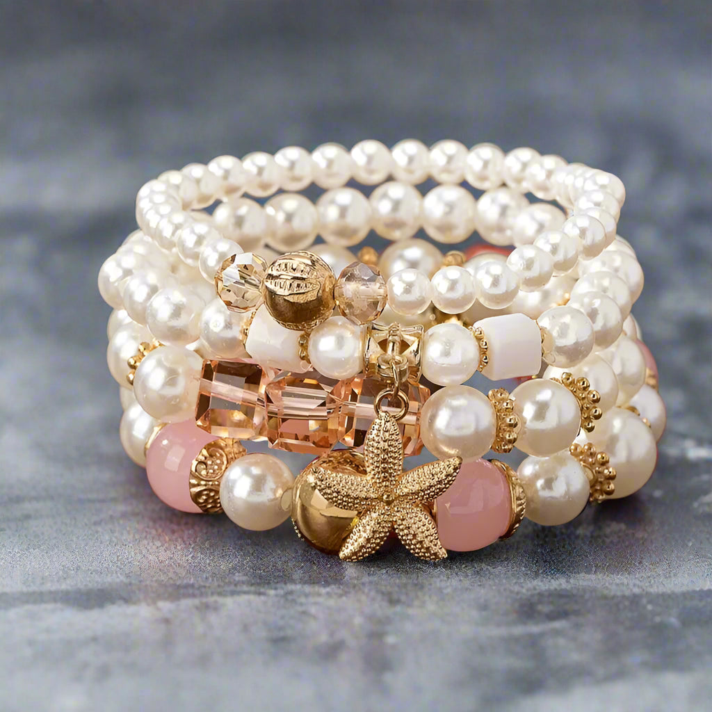 Celeste Pearl Bracelet Set