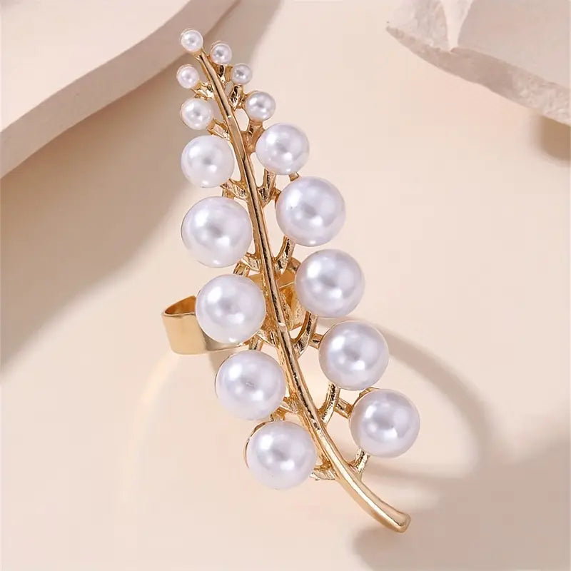 Pearl Bloom Statement Ring