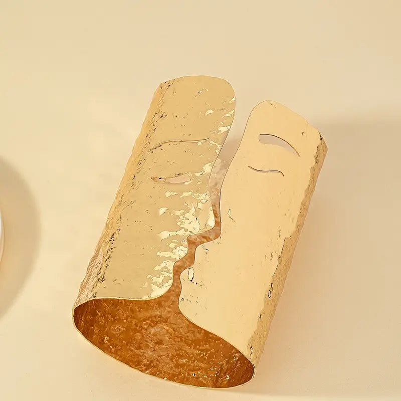 Golden Serenade Cuff Bracelet