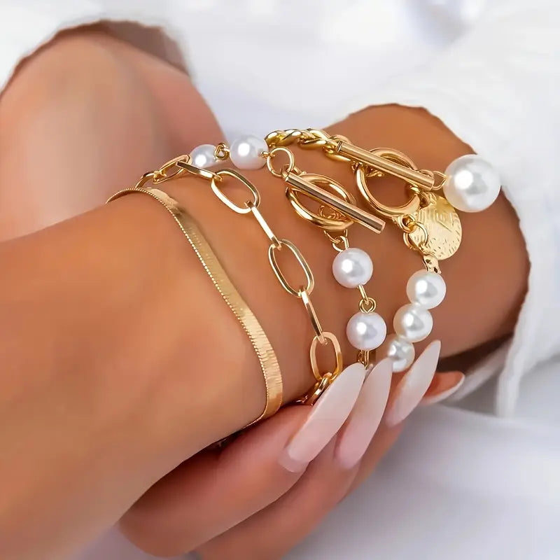 Gilded Grace Bracelet Set