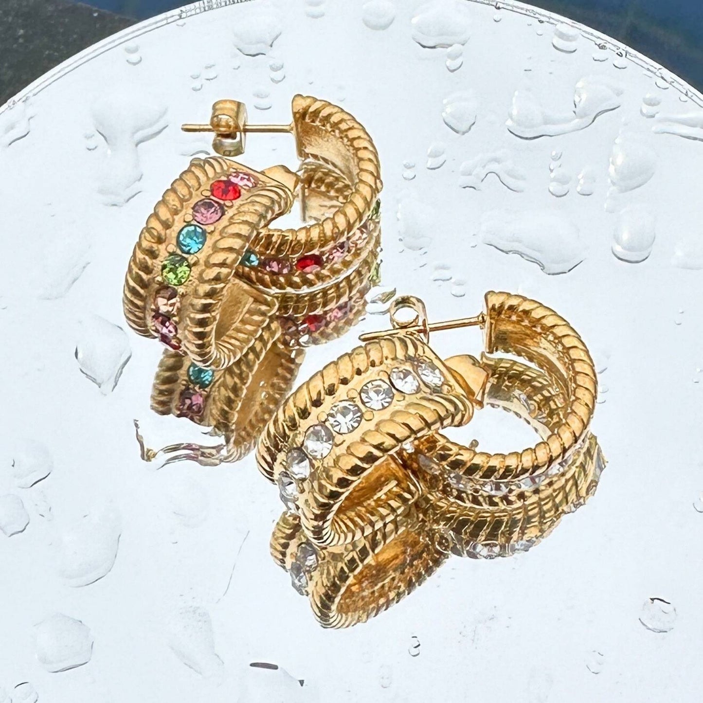 Golden GG Stud Earrings