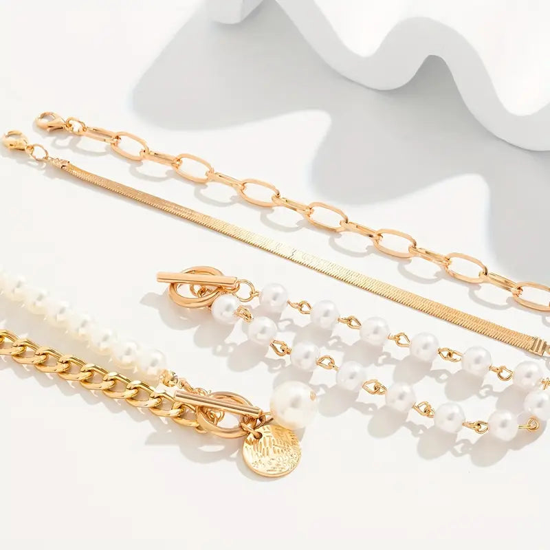 Gilded Grace Bracelet Set