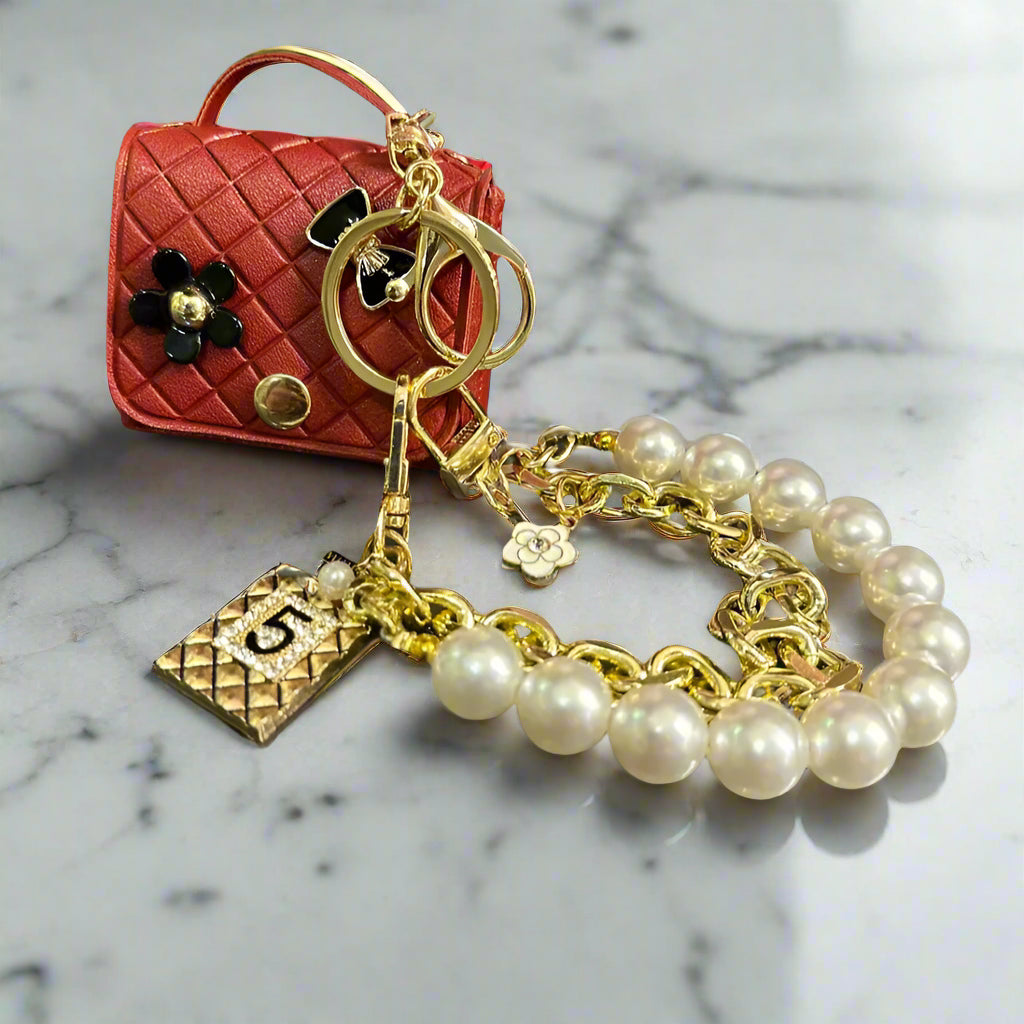 Mini Luxe Duo — Keychain & AirPods Case