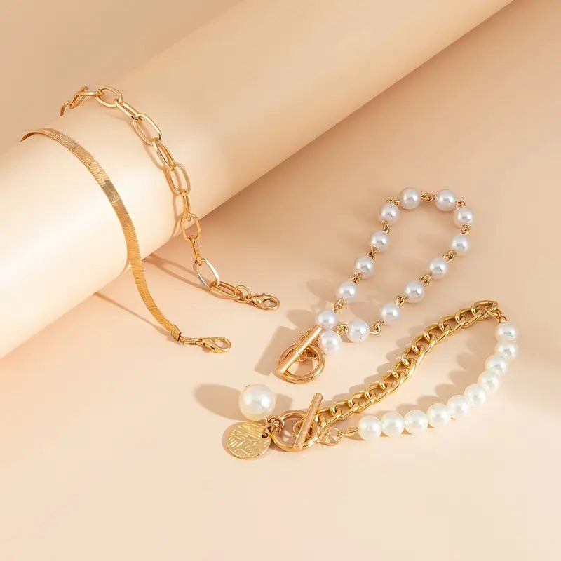 Gilded Grace Bracelet Set