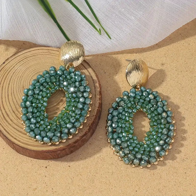 Sahara Bloom Beaded Earrings