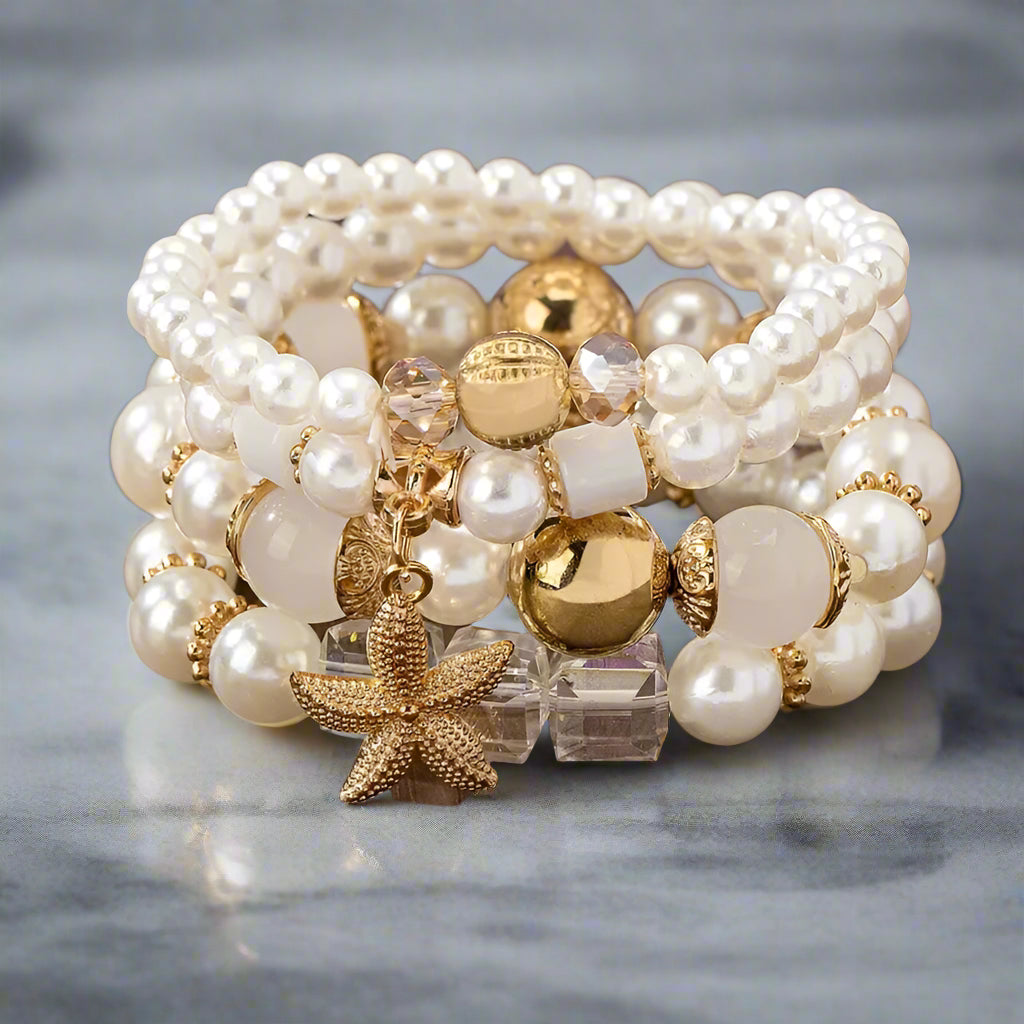 Celeste Pearl Bracelet Set
