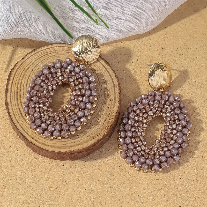 Sahara Bloom Beaded Earrings