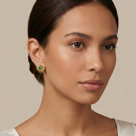 Sunburst Charm Earrings