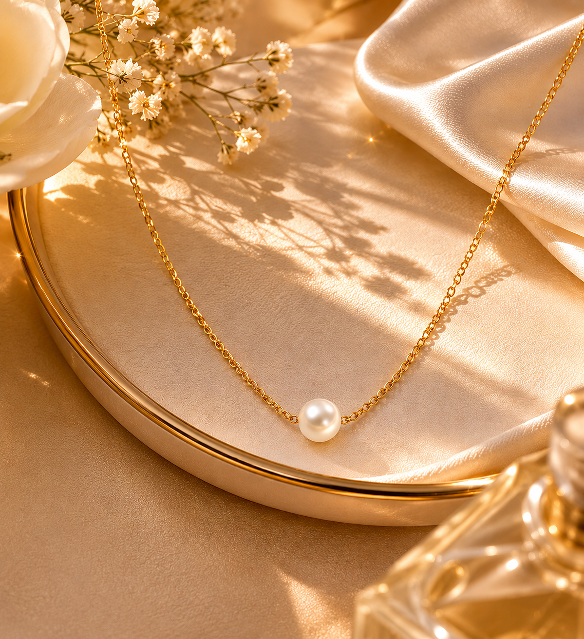 Lulit (ሉሊት) Pearl Necklace