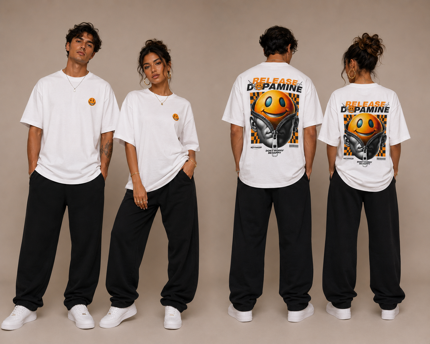 Dopamine - Graphic Oversized Tee