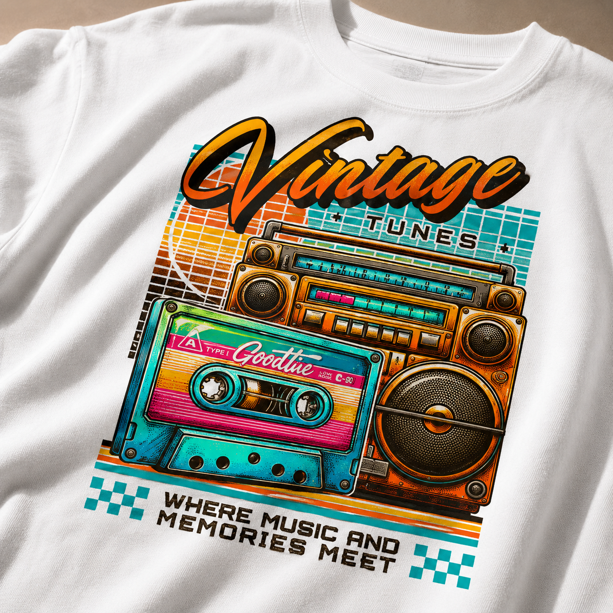 VINTAGE TONES – Retro Graphic Tee