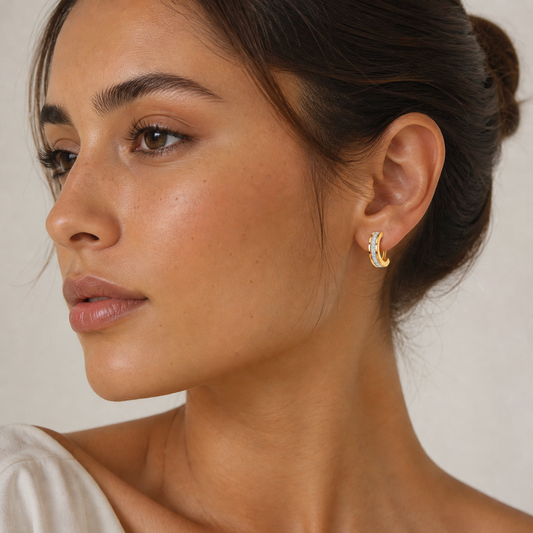 Celeste Duo Stud Earrings