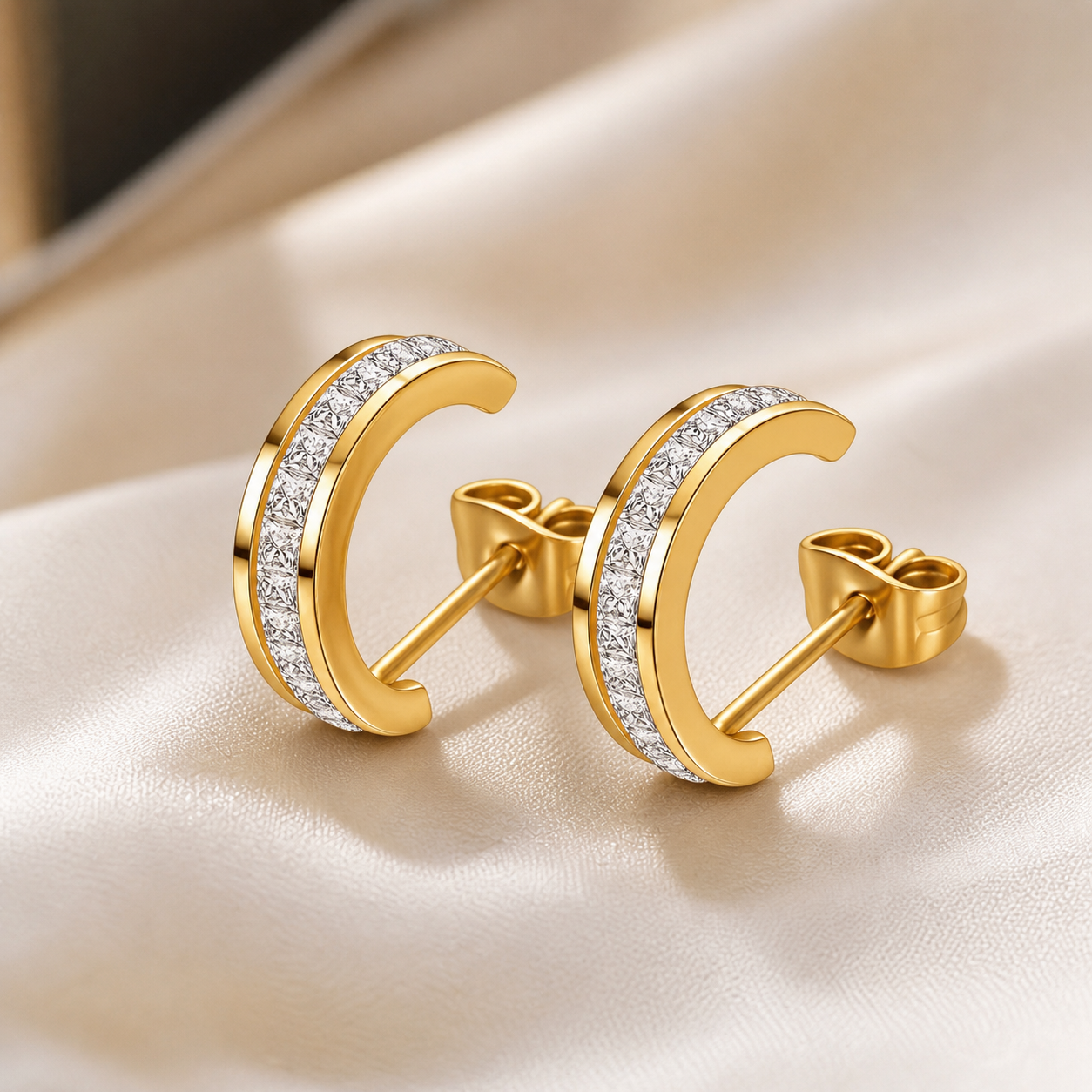 Celeste Duo Stud Earrings
