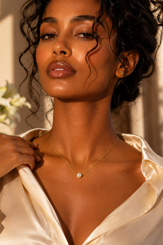 Lulit (ሉሊት) Pearl Necklace