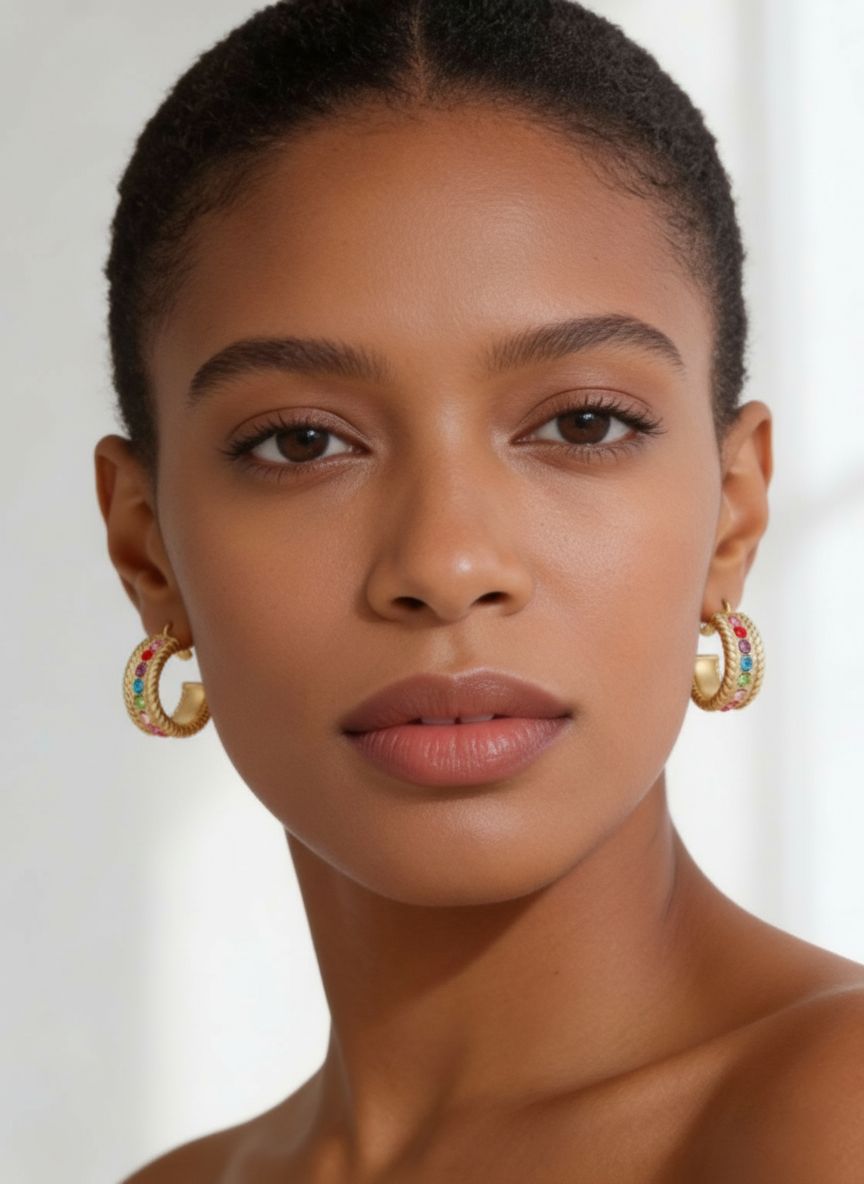 Golden GG Stud Earrings