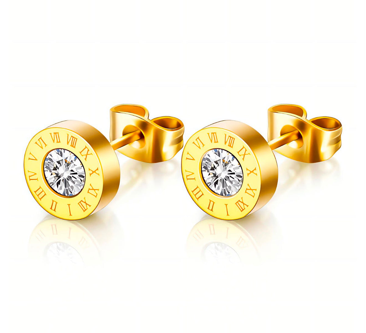 Aurelia Crystal Stud Earrings